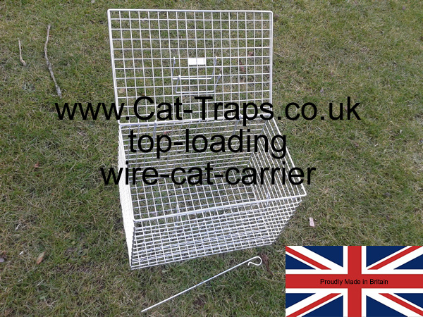 cat traps large wire mesh cat carrier basket